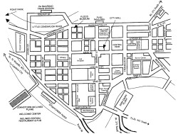 Downtown Johnstown, PA Map